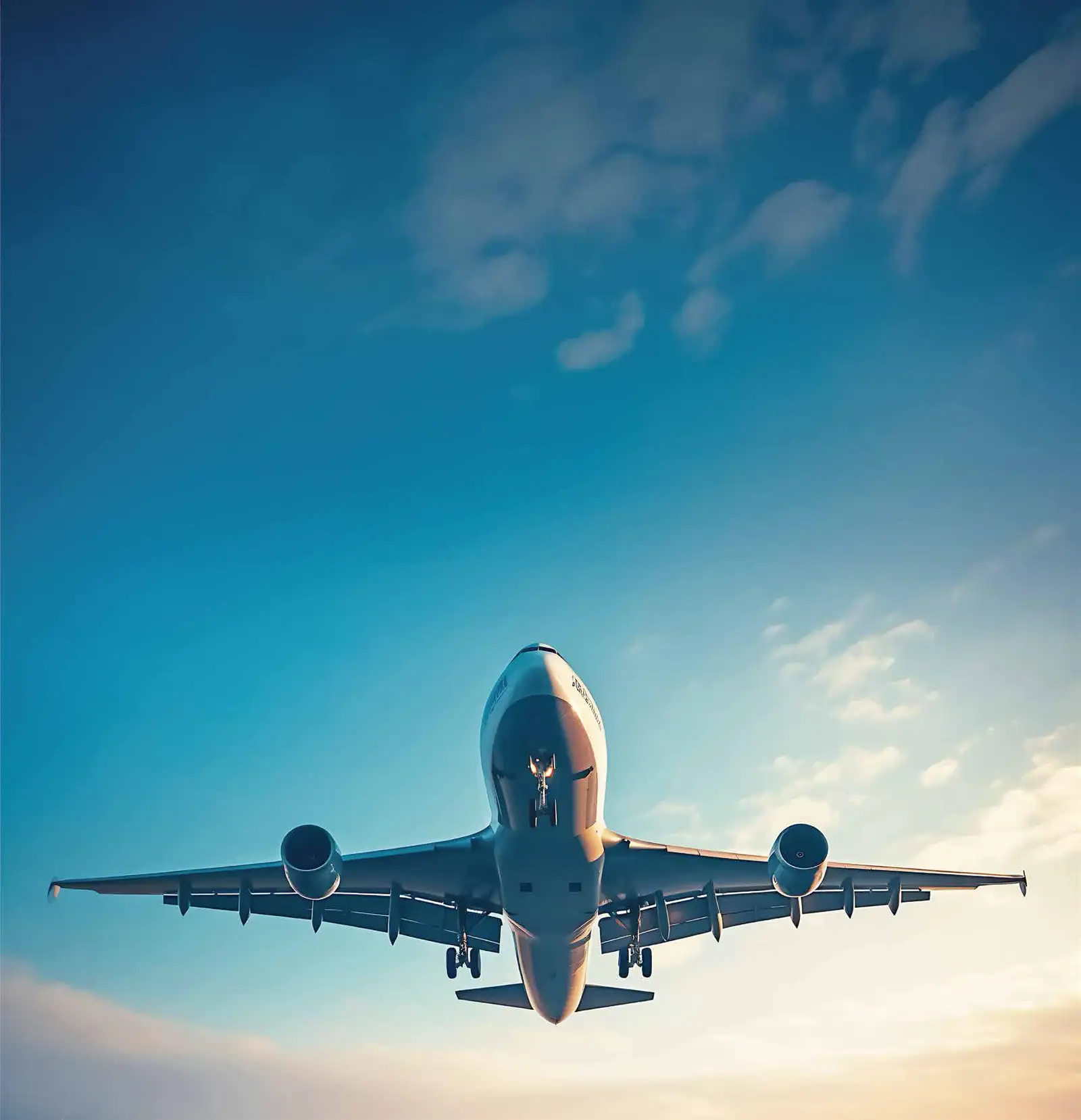 An aircraft on approach, representing Devi Ahilyabai Holkar International Airport, Indore